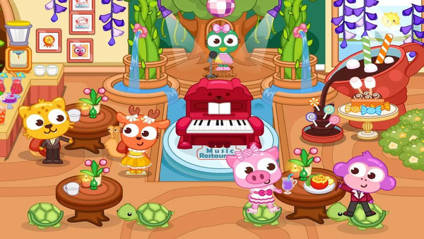 泡泡小镇餐厅游戏 泡泡小镇餐厅完整版