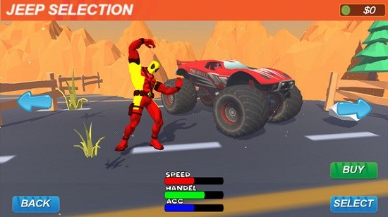 英雄斜坡赛车游戏 v1.0 安卓版3