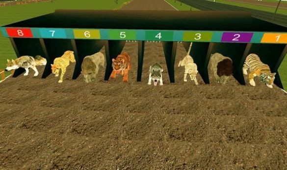 疯狂丛林动物竞速(wild lion dog tiger animal) v1.1 安卓版3