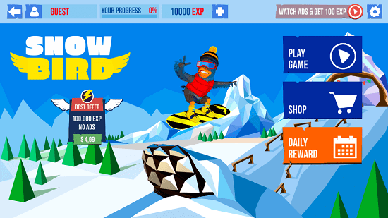 雪鸟滑雪板SnowBird v1.0.3 安卓版0