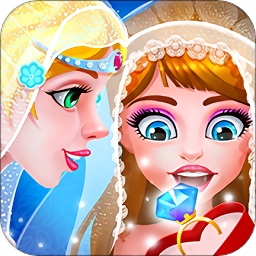 冰雪公主姐妹婚礼游戏