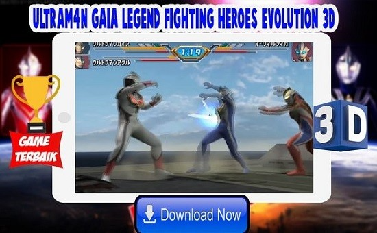 盖亚奥特曼格斗进化手游(Ultrafighter : Gaia Legend Fighting Heroes Evolution 3D) v1.1 安卓版1