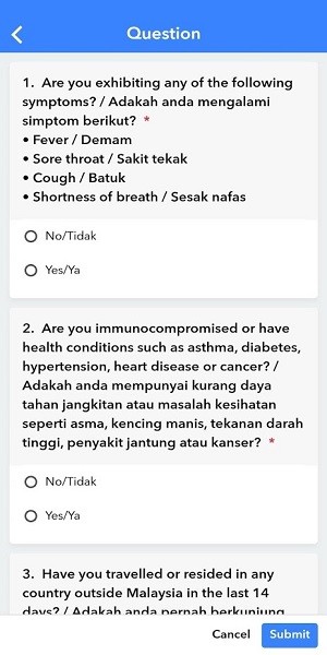 mysejahtera app(马来西亚健康码) v1.0.49 安卓版0