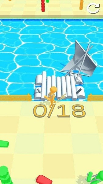 小人造木筏手游 v0.2 安卓版2