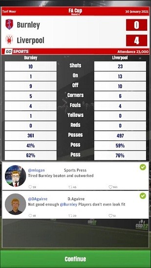俱乐部足球经理2022(csd22) v1.1.1 手机版0
