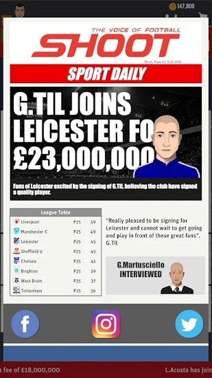 俱乐部足球经理2022(csd22) v1.1.1 手机版2