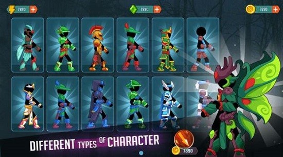 火柴射手战士官方版(Stickman Archer Warrior Bow And Arrow Shooting) v1.3 安卓版1