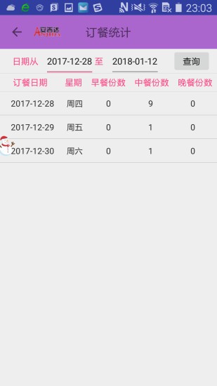 安吉达食堂手机订餐管理系统 v2.8 安卓版1