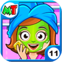 我的城镇水疗美容店游戏