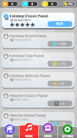 magic tiles for exo游戏最新版 v1009000 手机版2