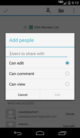 google sheets apk v1.21.322.01.40 安卓版2