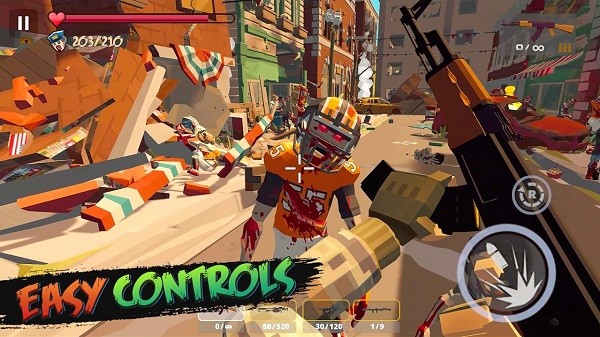 像素僵尸射击游戏(zombie poly) v1.1.0 安卓版0