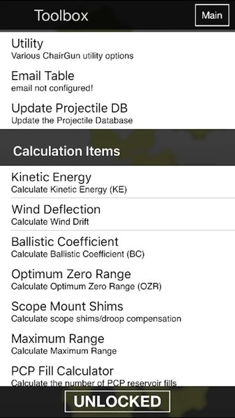 ChairGun弹道轨迹模拟软件 v2.2.2 iPhone版1