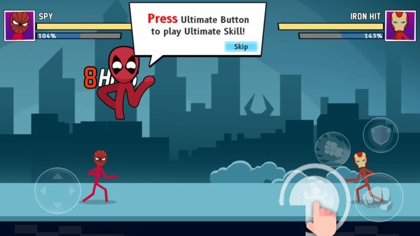 超级火柴人格斗中文版 超级火柴人格斗游戏