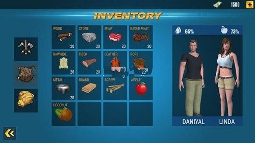 夫妻荒岛生存零壹汉化版 v1.1 安卓版0