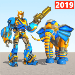 象狮机器人变形(Elephant Robot Vs Lion Robot)