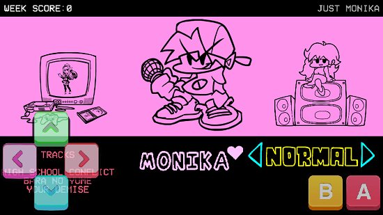 周五夜放克莫妮卡高清重制版(FNF Monika HD) v0.2.7.1 安卓版0