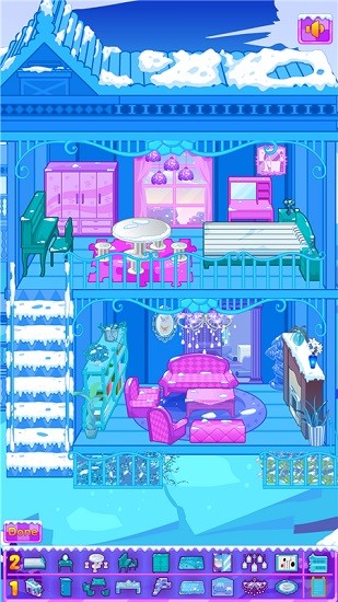 冰雪公主娃娃屋布置 v1.0.7 安卓版2