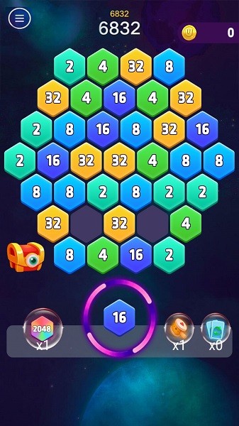 消除六边形2048 v1.0 安卓版1