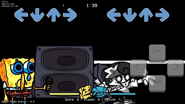 黑色星期五之夜阴间海绵宝宝模组 fnf阴间海绵宝宝mod