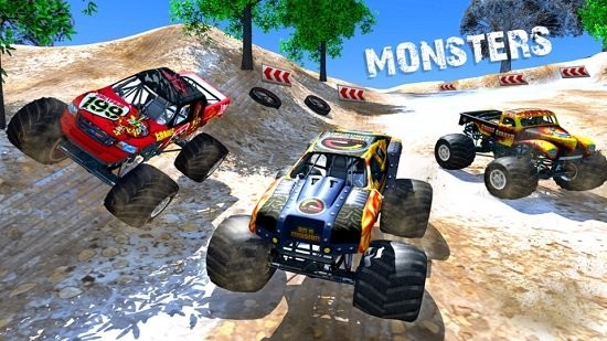 大脚怪越野车游戏(Offroad Monster Truck Derby Game) v1.0.5 安卓版1
