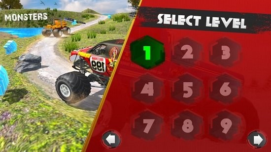大脚怪越野车游戏(Offroad Monster Truck Derby Game) v1.0.5 安卓版2