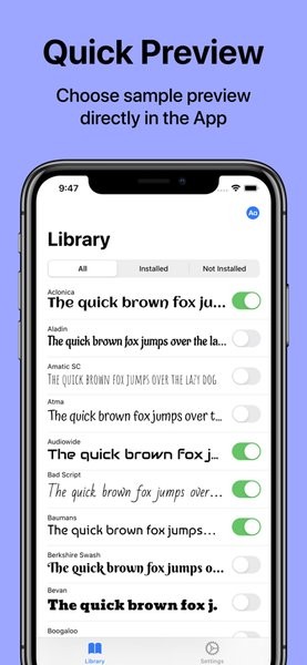 字库英文字体ios v1.1.0 苹果版2