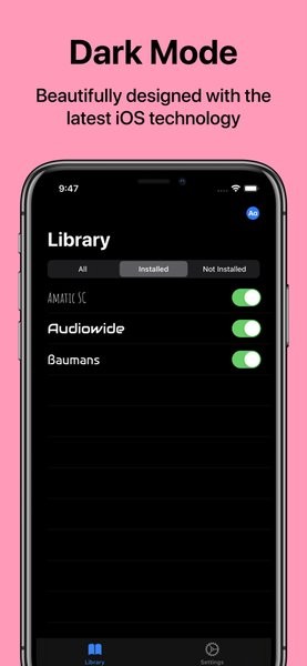 字库英文字体ios v1.1.0 苹果版1