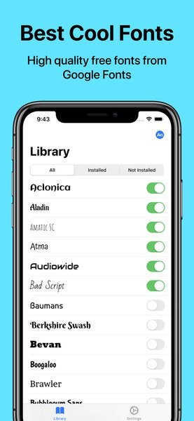 字库英文字体ios v1.1.0 苹果版3