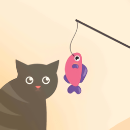 猫咪抓鱼小游戏