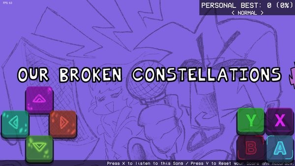 周五夜放克坠星sans(FNF Fallen Stars) v0.2.7 安卓版1