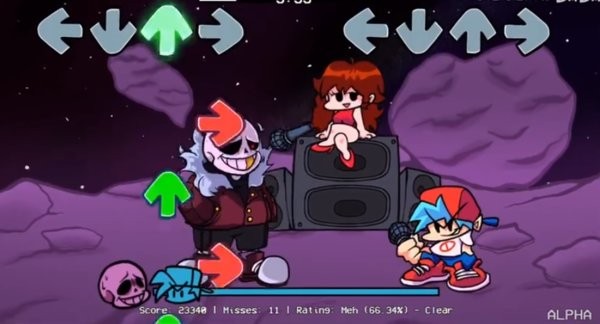 周五夜放克坠星sans(FNF Fallen Stars) v0.2.7 安卓版2