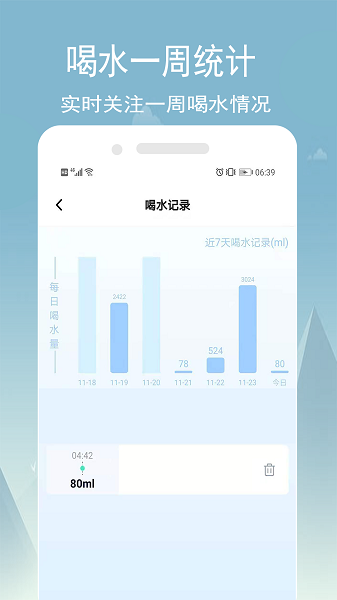 健康喝水计划app v1.5.6 安卓版2