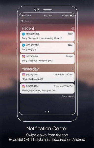 inoty11高仿状态栏app v1.3.0.1 安卓版0