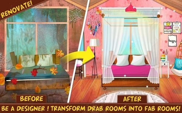 女孩家庭清洁和清理(My Dream House Makeover) v7.0.10 安卓版0