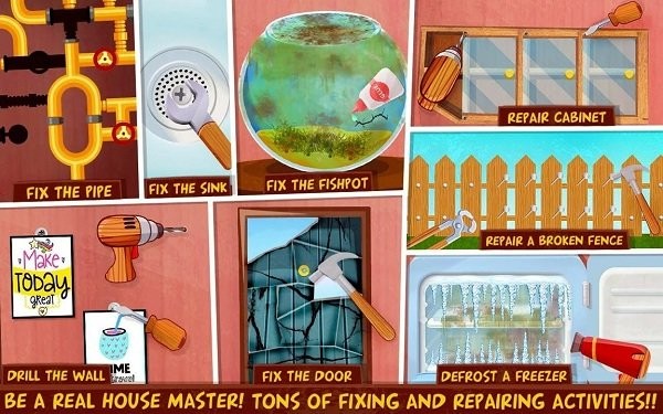 女孩家庭清洁和清理(My Dream House Makeover) v7.0.10 安卓版2