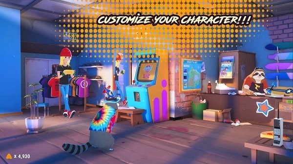 狐狸日落手游(Foxy Sunset Ride Synthwave Skating) v1.1 安卓版3