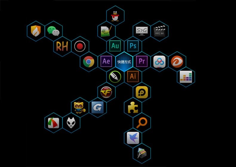 蜂巢收纳格 蜂巢收纳格