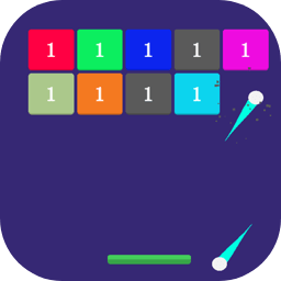 休闲打砖块小游戏