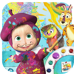 玛莎与熊小画家手机版