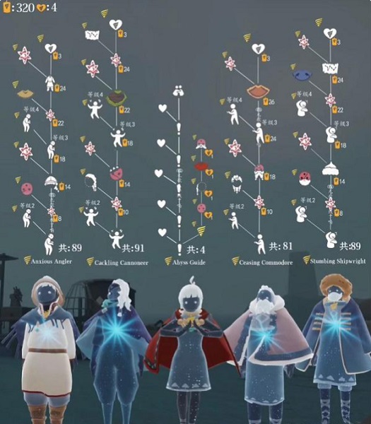 光遇潜海季先祖兑换物品一览