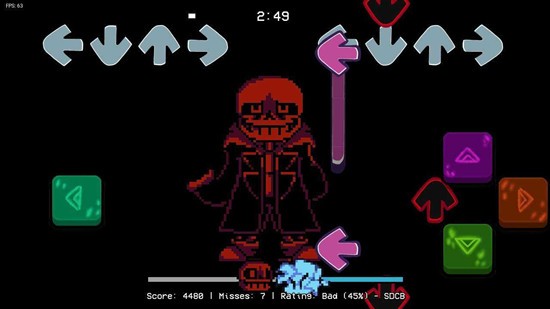 黑色星期五之夜突然转变sans模组(VS Sudden Change Sans) v0.2.7.1 安卓版1