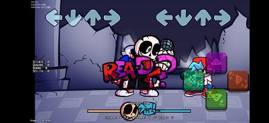 黑色星期五之夜精神错乱sans v0.2.7 安卓版0