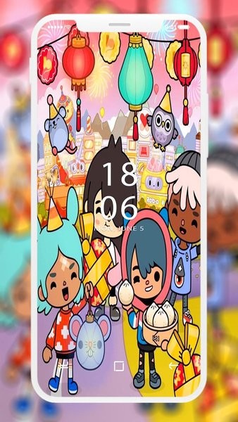 米加小镇壁纸手机版(Miga Hotel Wallpaper) v1.0 安卓版0