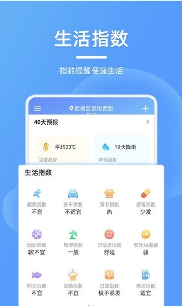 精美天气预报软件 v2.1.1 安卓版0