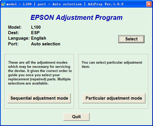 爱普生l101清零软件中文版 爱普生l101清零工具