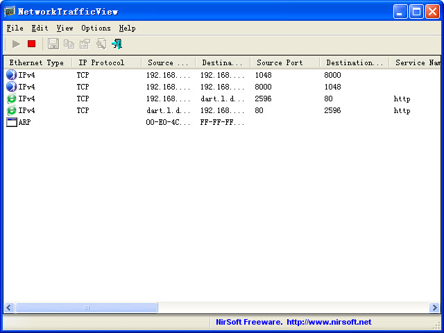 局域网网络连接状态查看器(NetworkTrafficView) v2.05 绿色免费版0