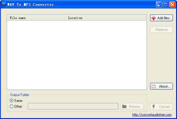 WAV to MP3 Converter(WAV转MP3文件工具) v7.5.3 绿色版0