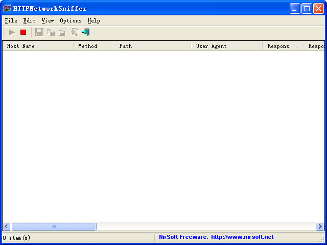 数据包嗅探工具(HTTPNetworkSniffer) v1.61 绿色中文版0