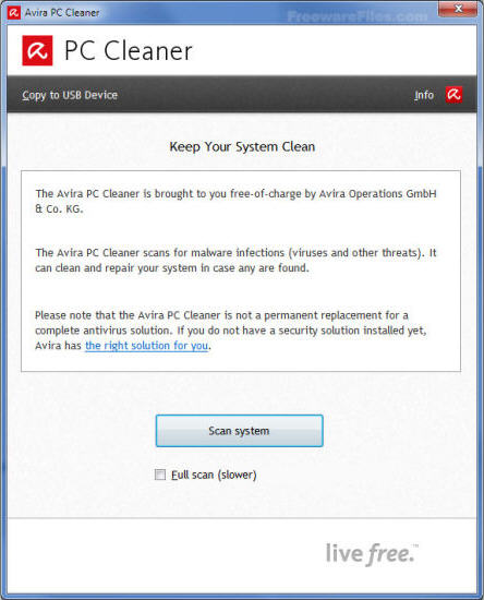 小红伞官方卸载清理工具(avira pc cleaner) v14.0.4.672 官方版0